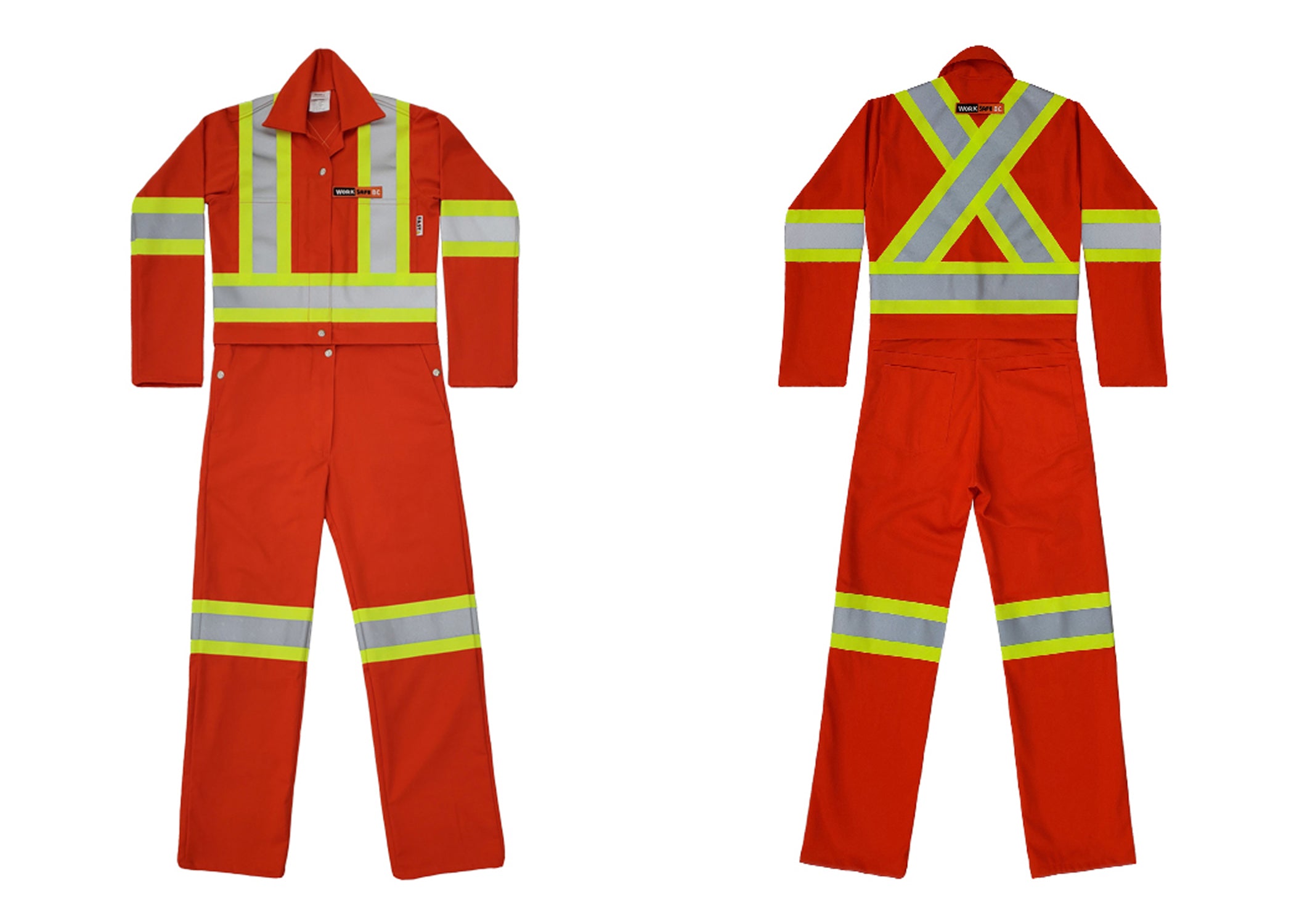 Hi-Visibility Button-Front Coverall With CSA Compliant Reflective Trim -  WWOF Wholesale Product Guide