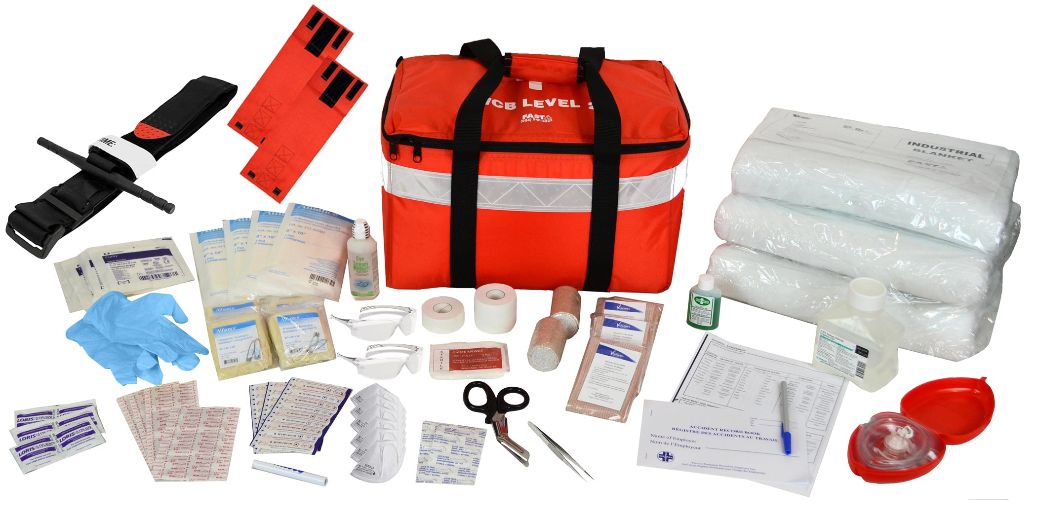 Level 2 first aid shop kit