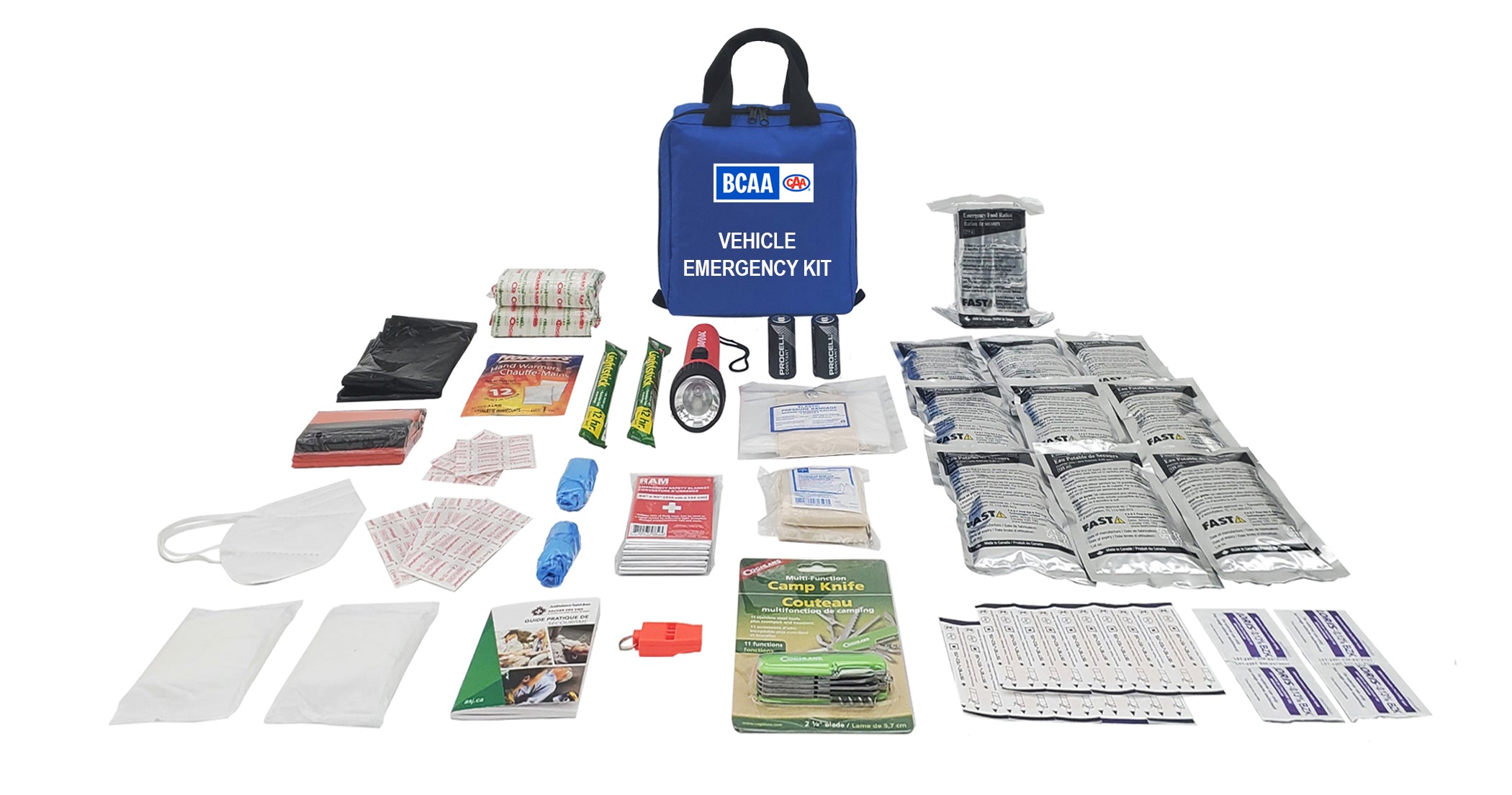 BCAA Grab-and-Go Vehicle Emergency Kit (EKIT1845) BCAA 20% Discount Pr –  F.A.S.T. Limited
