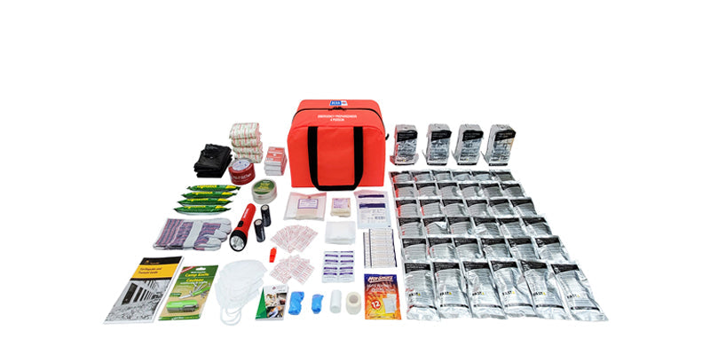 BCAA Grab-and-Go 4 Person Emergency Preparedness Kit Including First Aid 
