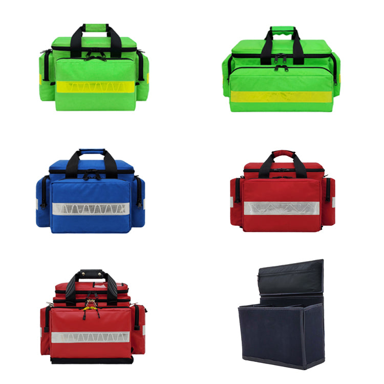 First Responder Basic Bag Regular (AMBU1001), First Responder Basic Bag Large (AMBU1003), EMS / Trauma Standard Bag (AMBU1000), EMS / TRAUMA Deluxe Bag (AMBU1004), EMS/TRAUMA Premium Bag (AMBU1130) Manufactured in Canada by www.fastlimited.com