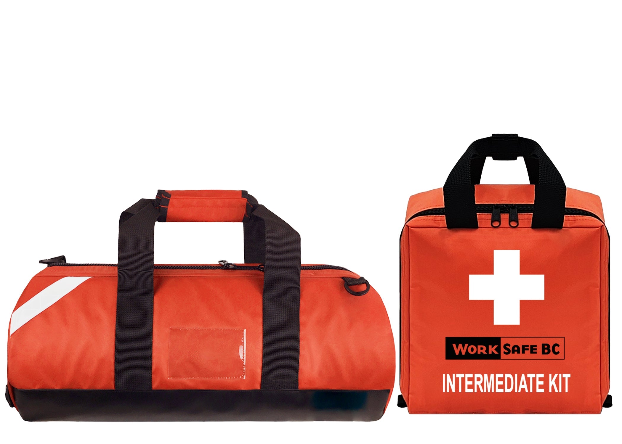 WorkSafeBC Oxygen Therapy Bag and WorkSafeBc Intermediate First Aid Kit CSA Standard Z1220