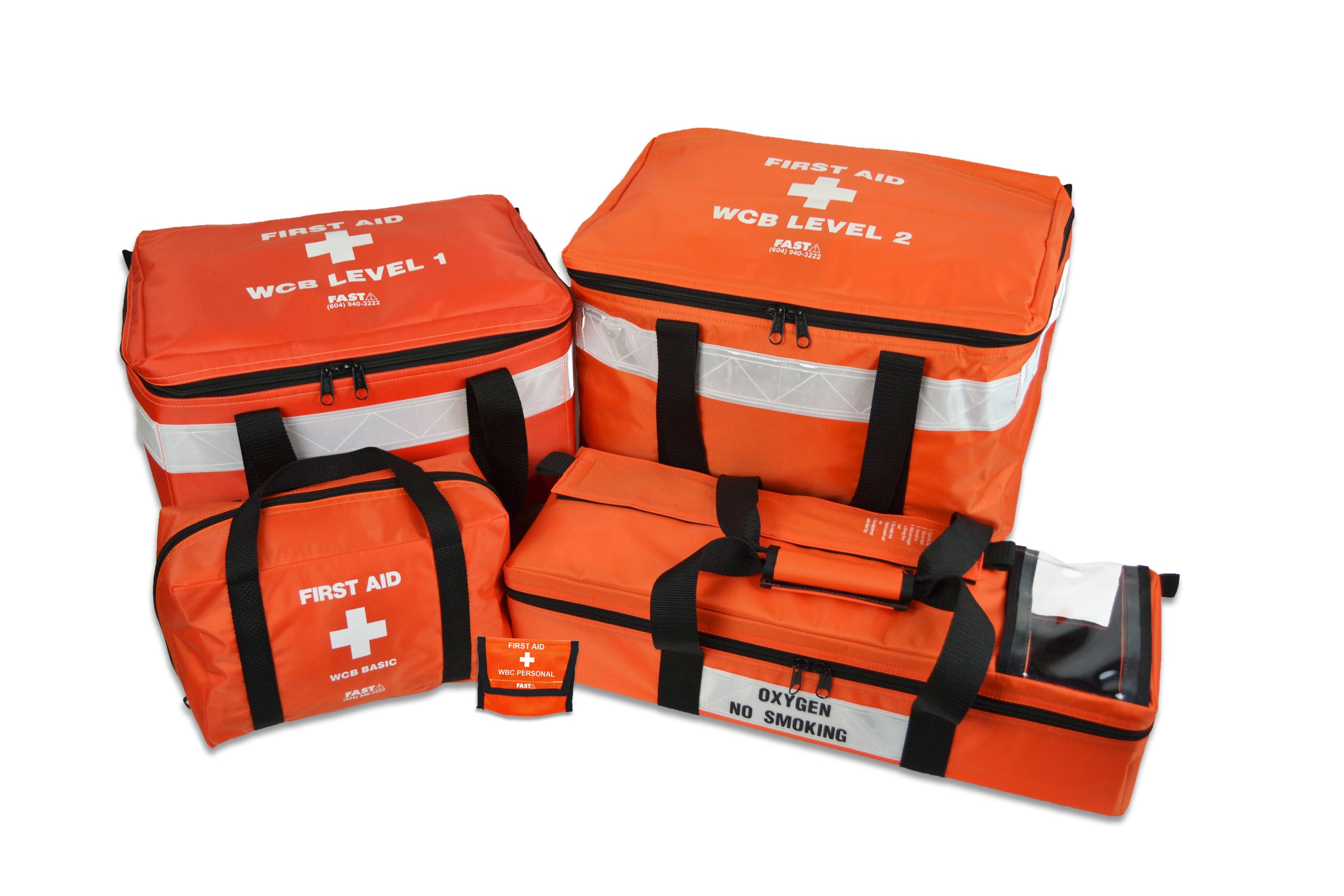 WorkSafeBC Occupational First Aid Kits Level 1, Level 2, Level 3