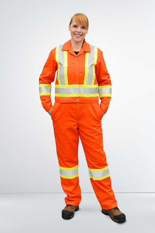 High-Visibility Bomber Jacket Zip Waist – Women (WJ420)