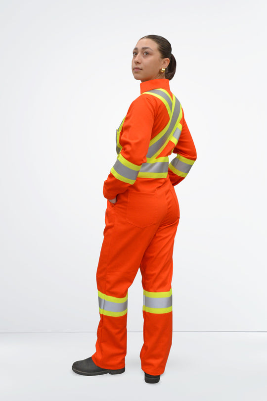 High Visibility Coverall Flame Resistant – Women Petite (WC201PFR)