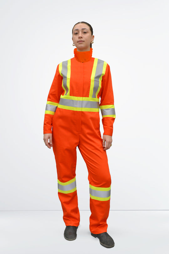 High Visibility Coverall Flame Resistant – Women Petite (WC201PFR)