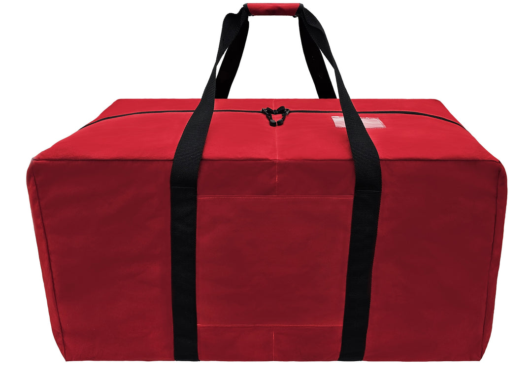 Durable and versatile, this bag is crafted from 420 denier water-resistant nylon and designed for quick, convenient access to your gear.
• End-opening zipper closes at the center of the bag for convenient access from either side
• Single fabric divider in the center of the bag
• Zippered cargo pocket (12”L x 3”W x 11.5”H) on one side
• Flat pocket (12” x 11”) on the other side
• Heavy-duty webbing handles
• Mylar ID pocket
• Customize with your logo [setup fee charge]