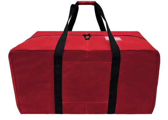 Durable and versatile, this bag is crafted from 420 denier water-resistant nylon and designed for quick, convenient access to your gear.
• End-opening zipper closes at the center of the bag for convenient access from either side
• Single fabric divider in the center of the bag
• Zippered cargo pocket (12”L x 3”W x 11.5”H) on one side
• Flat pocket (12” x 11”) on the other side
• Heavy-duty webbing handles
• Mylar ID pocket
• Customize with your logo [setup fee charge]