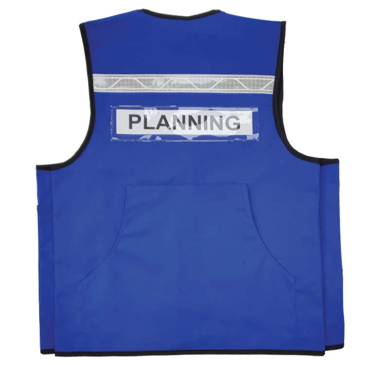    INCIDENT-COMMAND-ICS-VEST1017-5-POLY-COTTON-DELUXE-IDENTIFICATION-VEST-BLUE-BACK from fastlimited.com