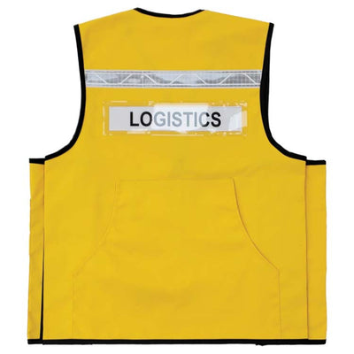 INCIDENT-COMMAND-ICS-VEST1017-5-POLY-COTTON-DELUXE-IDENTIFICATION-VEST-YELLOW-BACK from fastlimited.com