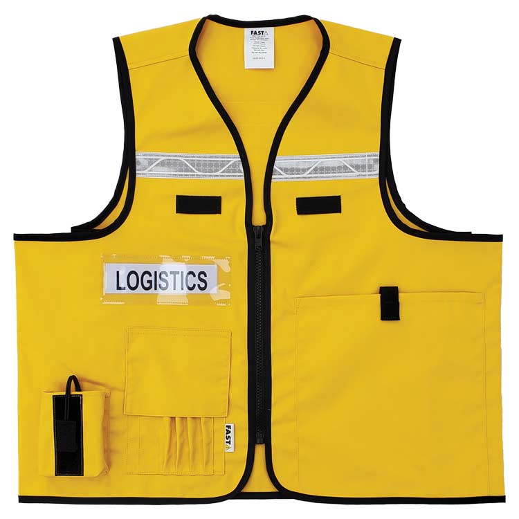 INCIDENT-COMMAND-ICS-VEST1017-5-POLY-COTTON-DELUXE-IDENTIFICATION-VEST-YELLOW-FRONT from fastlimited.com
