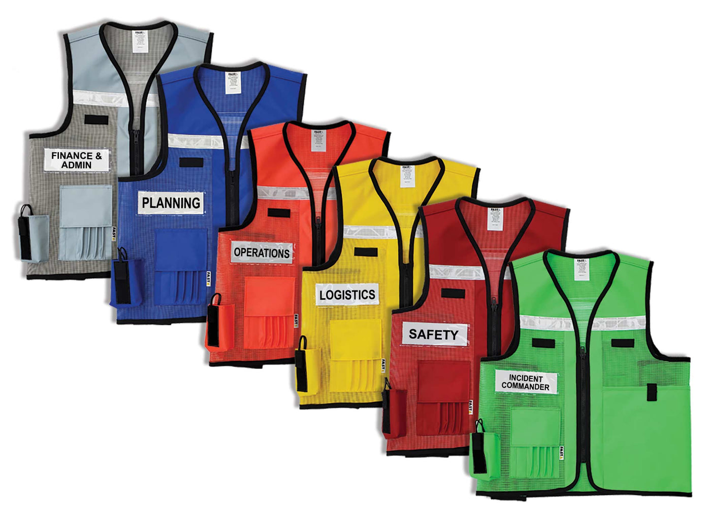 Incident Command (ICS) Vest (VEST1017) Heavy Mesh | Identification Ves ...