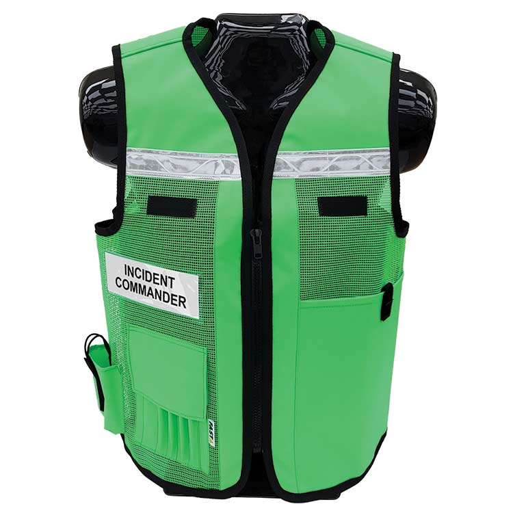     Incident-Command-ICS-Vest-VEST1017-Heavy-Mesh-Identification-Vest-Site-Command-Green-Front-Mann from fastlimited.com
