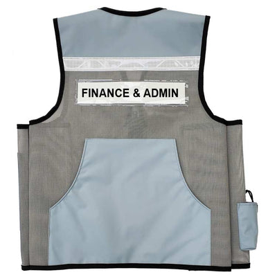    Incident-Command-ICS-Vest-VEST1017-Heavy-Mesh-Identification-Vest-Site-Command-Grey-Back from fastlimited.com