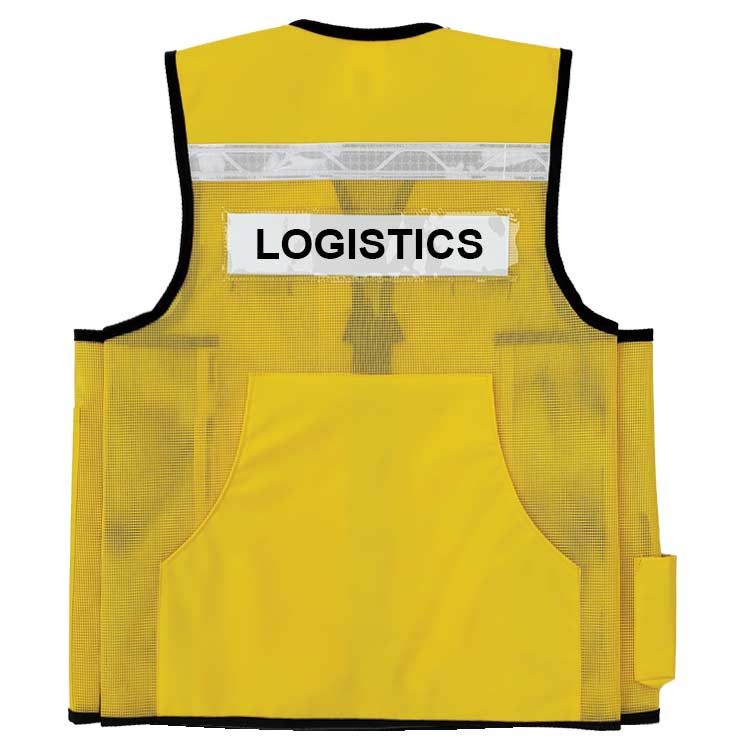     Incident-Command-ICS-Vest-VEST1017-Heavy-Mesh-Identification-Vest-Site-Command-Yellow-Back from fastlimited.com