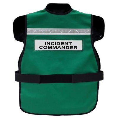       Incident-Command-ICS-Vest-VEST1130-Poly-Cotton-ESS-Volunteer-Identification-Vest-Green-Back-Mann from fastlimited.com