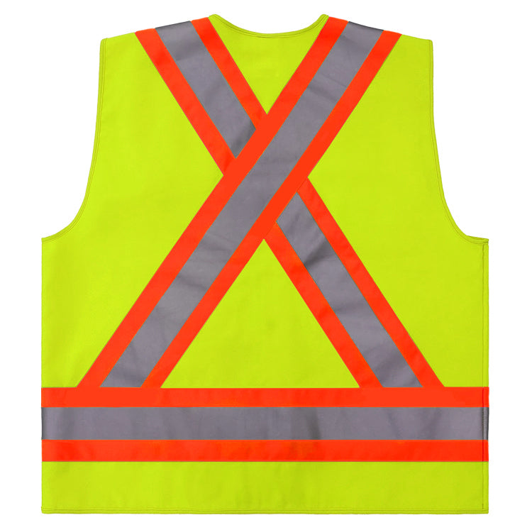 Surveyor-Style-Traffic-Vest-W-Pockets-Z96-22-Class-2-Level-2-Yellow-Back-Vest1270.2 by fastlimited.com