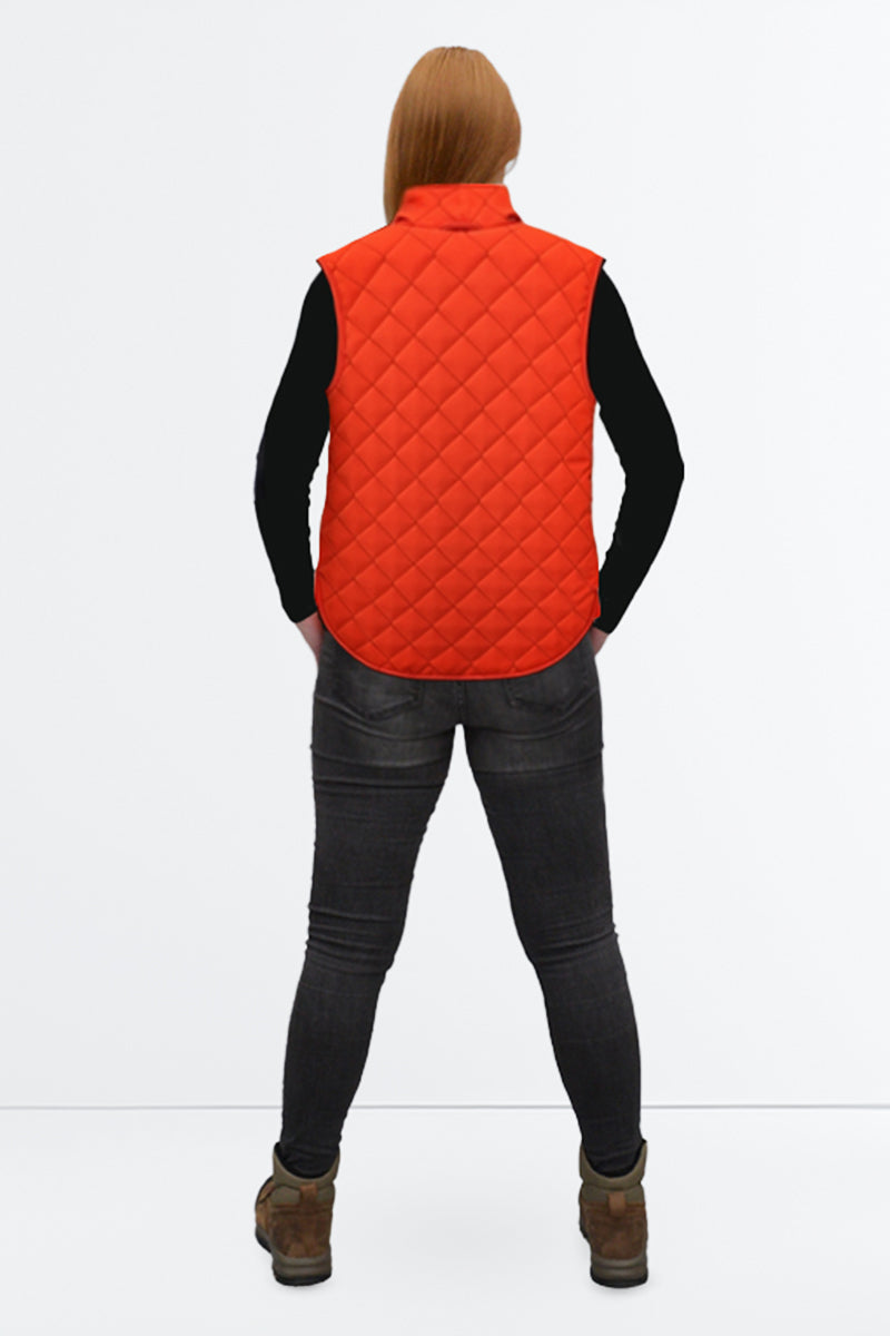 High Visibility Reversible Quilted Vest – Women (WV101)