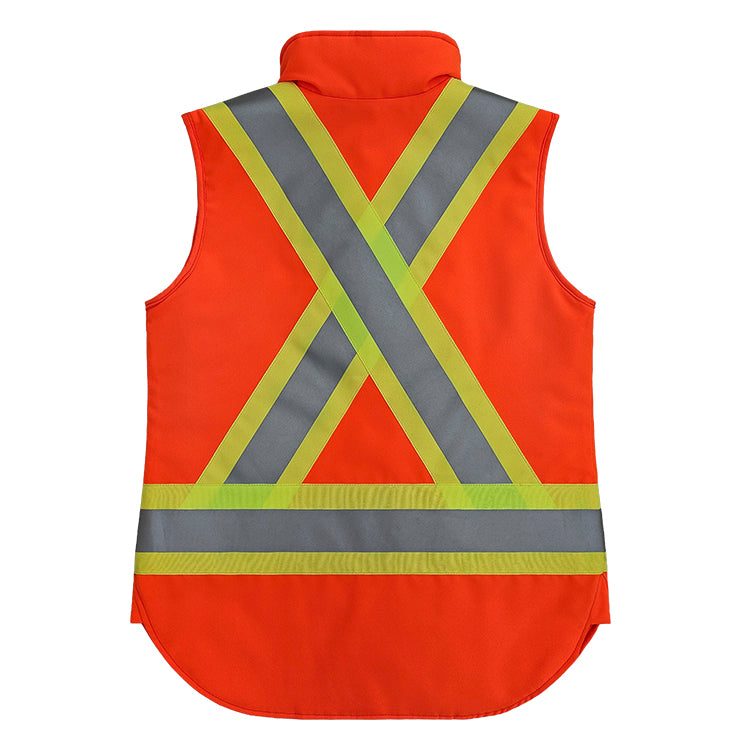 High Visibility Reversible Quilted Vest – Women (WV101)
