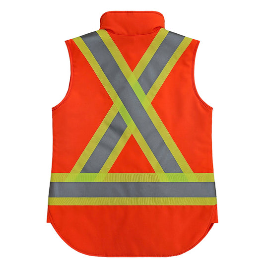 High Visibility Reversible Quilted Vest – Women (WV101)