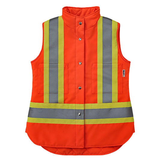 High Visibility Reversible Quilted Vest – Women (WV101)