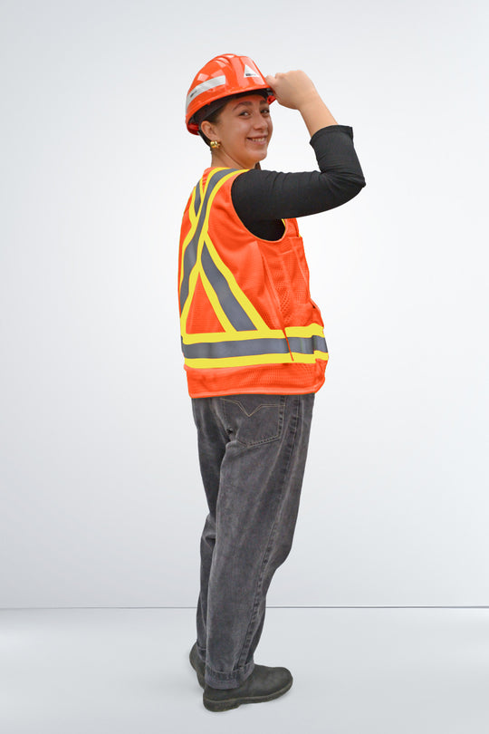 High Visibility Mesh Vest Surveyor Style – Women (WV152)
