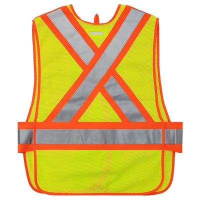 VEST2000 Standard Traffic/Safety Vest, CSA Z96-15 Class 2 Level 2, WorkSafeBC Type 1, Imported